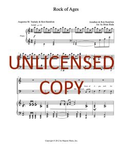 Rock of Ages Piano/Vocal (PDF download)