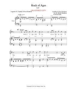 Rock of Ages - Simply Majesty Version (PDF download)