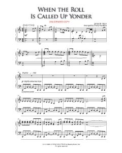 When the Roll is Called Up Yonder - Shelly Hamilton Piano Solo (PDF download)