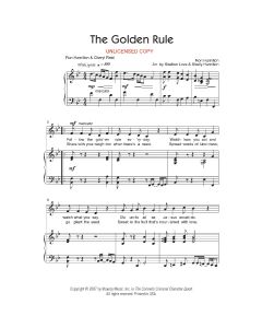 The Golden Rule - Children's Vocal (PDF download)