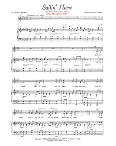 Sailin' Home - Children's Choral (PDF download)