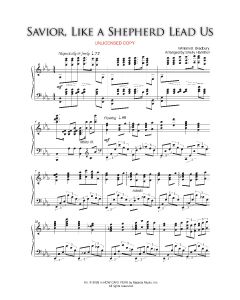 Savior, Like A Shepherd Lead Us - Shelly Hamilton Piano Solo (PDF download)