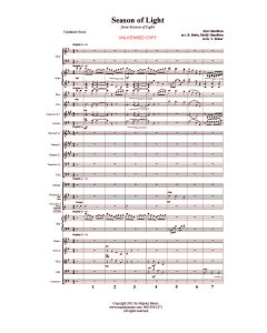 Season of Light Orchestration (PDF download)