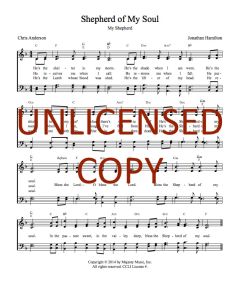 Shepherd of My Soul - Hymn Style (PDF download)