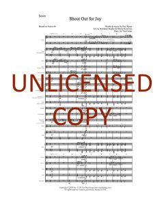 Shout Out For Joy Octavo Orchestration (PDF download)
