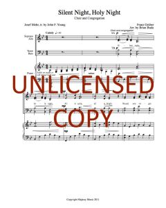 Silent Night Choral w/ Congregation (PDF download)