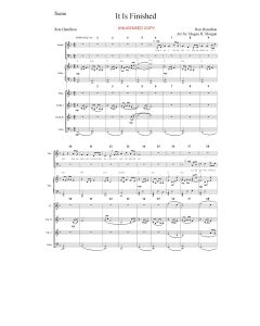 It Is Finished Orchestration - Simply Majesty Hymns Version (PDF download)