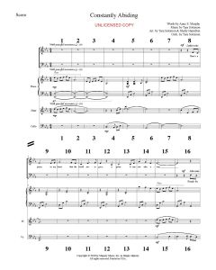 Constantly Abiding Orchestration Simply Majesty Version (PDF download)