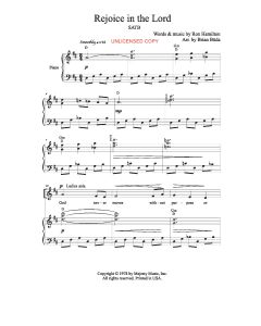 Rejoice in the Lord - Simply Majesty Version (PDF download)