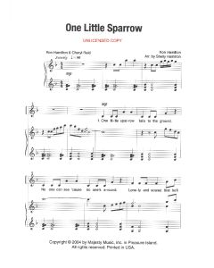 One Little Sparrow - Children's Choral (PDF download)