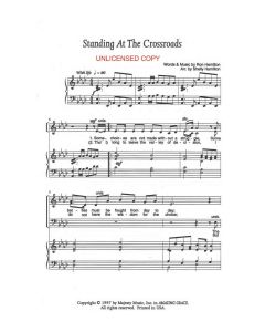 Standing At the Crossroads - Piano Vocal (PDF download)