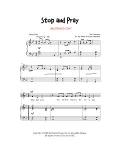 Stop and Pray - Children's Choral (PDF download)