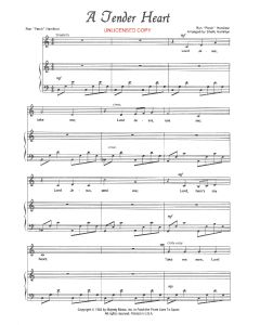 A Tender Heart - Children's Choral (PDF download)