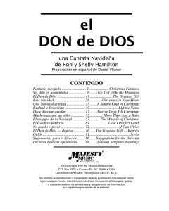 El Don de Dios - The Greatest Gift (PDF download)