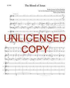 The Blood of Jesus Orchestration Simply Majesty Version (PDF download)