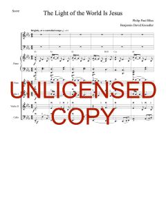 The Light of the World Orchestration Simply Majesty Version (PDF download)