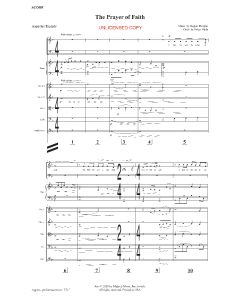 The Prayer of Faith - Octavo Orchestration (PDF download)