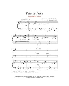 There Is Peace - SATB Piano/Vocal (PDF download)