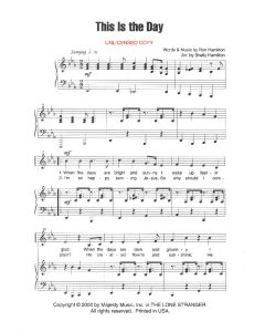 This is the Day - Children's Vocal (PDF download)