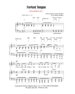 Forked Tongue - Children's Choral (PDF download)