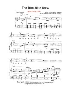 The True-Blue Crew - Children's Choral (PDF download)