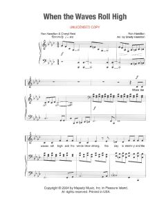 When the Waves Roll High - Children's Choral (PDF download)