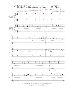 What Wondrous Love Is This - Shelly Hamlton Piano Duet (PDF download)