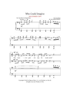 Who Could Imagine - Choral (PDF download)