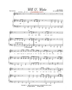 Will U. Waite - Children's Choral (PDF download)
