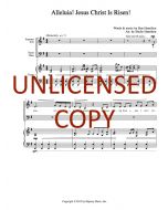 Alleluia! Jesus Christ Is Risen! - Piano/Vocal (PDF download)