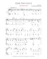 Come Thou Fount - Benjamin David Knoedler Piano Solo  (PDF download)