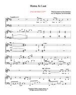 Home At Last - Piano Vocal (PDF download)