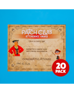 Attendance Award Certificate (20 pack)