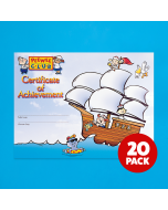 PeeWee Club Award - Ship Certificate (20 Pack)