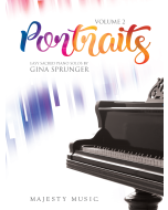 Portraits Vol. 2 - Easy Sacred Piano Solos - Piano Book (Gina Sprunger)