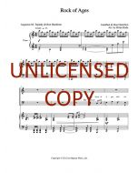 Rock of Ages Piano/Vocal (PDF download)