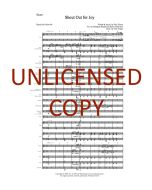 Shout Out For Joy Octavo Orchestration (PDF download)
