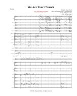 We Are Your Church Orchestration (PDF download)