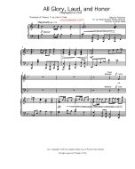 All Glory, Laud, and Honor Choral w/ Congregation (PDF download)