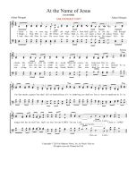 At the Name of Jesus - Hymn Style (PDF download)