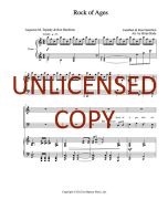 Rock of Ages Piano/Vocal (PDF download)