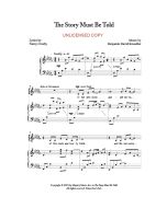 The Story Must Be Told - Piano/Vocal (PDF download)
