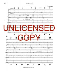 The Doxology - Printable Orchestration - Printabe Download