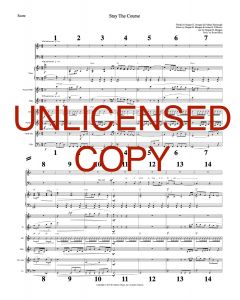 Stay the Course - Printable Orchestration - Printable Download