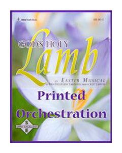 God's Holy Lamb - Printed Orchestration