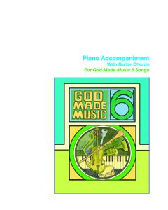 6th Grade - God Made Music (Piano Accompaniment)