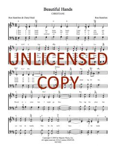 Beautiful Hands - Hymnal Style - Printable Download