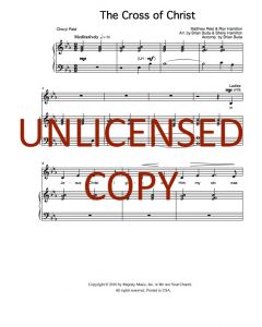 The Cross of Christ - Choral - Printable Download