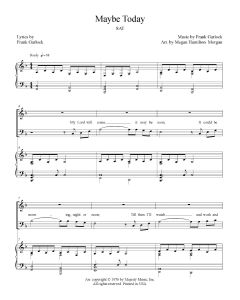 Maybe Today Choral Digital Sheet Music