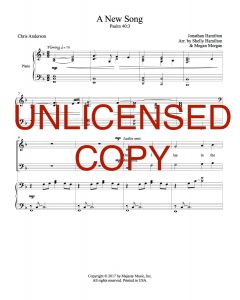 A New Song - Choral - Printable Download